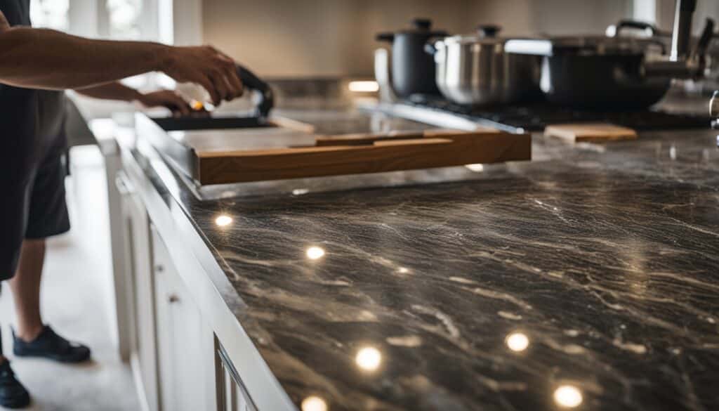 granite slab installation - Granite Countertops Woodbury MN 