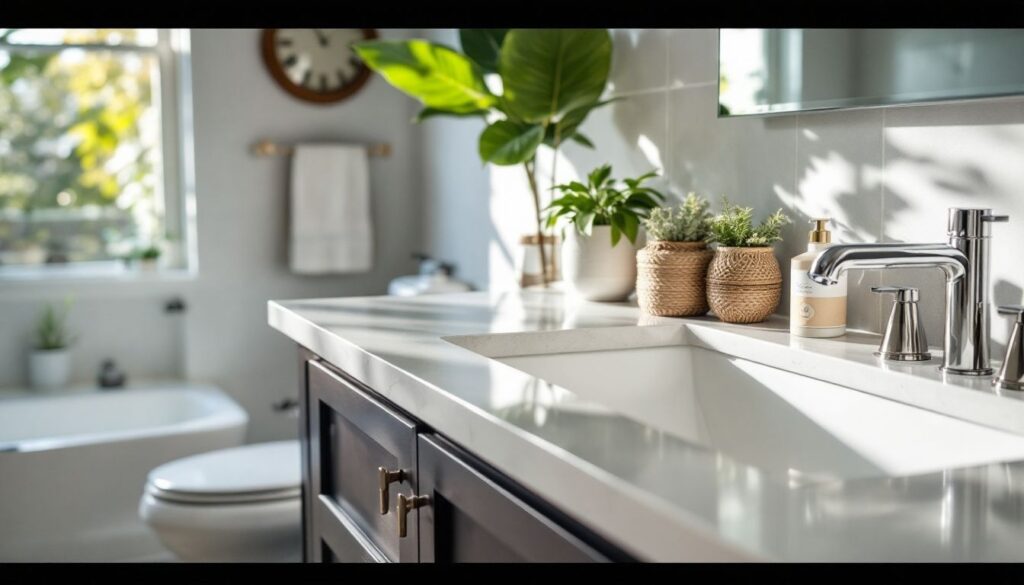 What are Water-Resistant Countertop Options for Bathrooms?