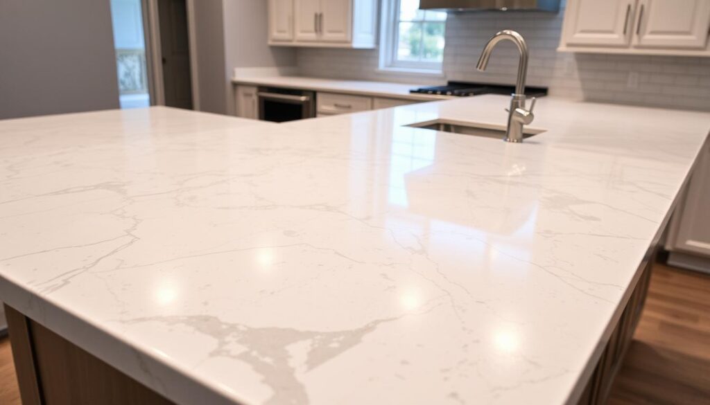 quartz countertops installation by Rock Solid Tops