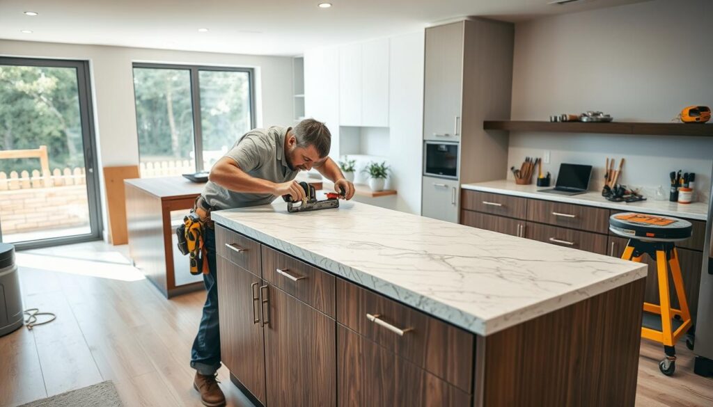 efficient countertop installation - Can Quartz Countertops Withstand Heat?