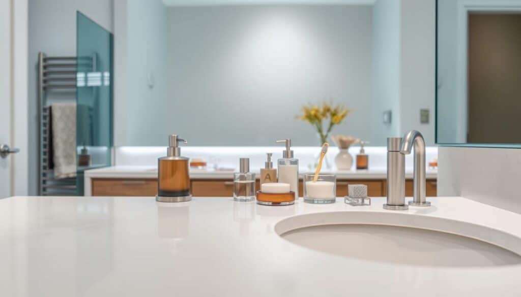 special considerations for bathroom counters - How Do I Clean Bathroom Countertops?