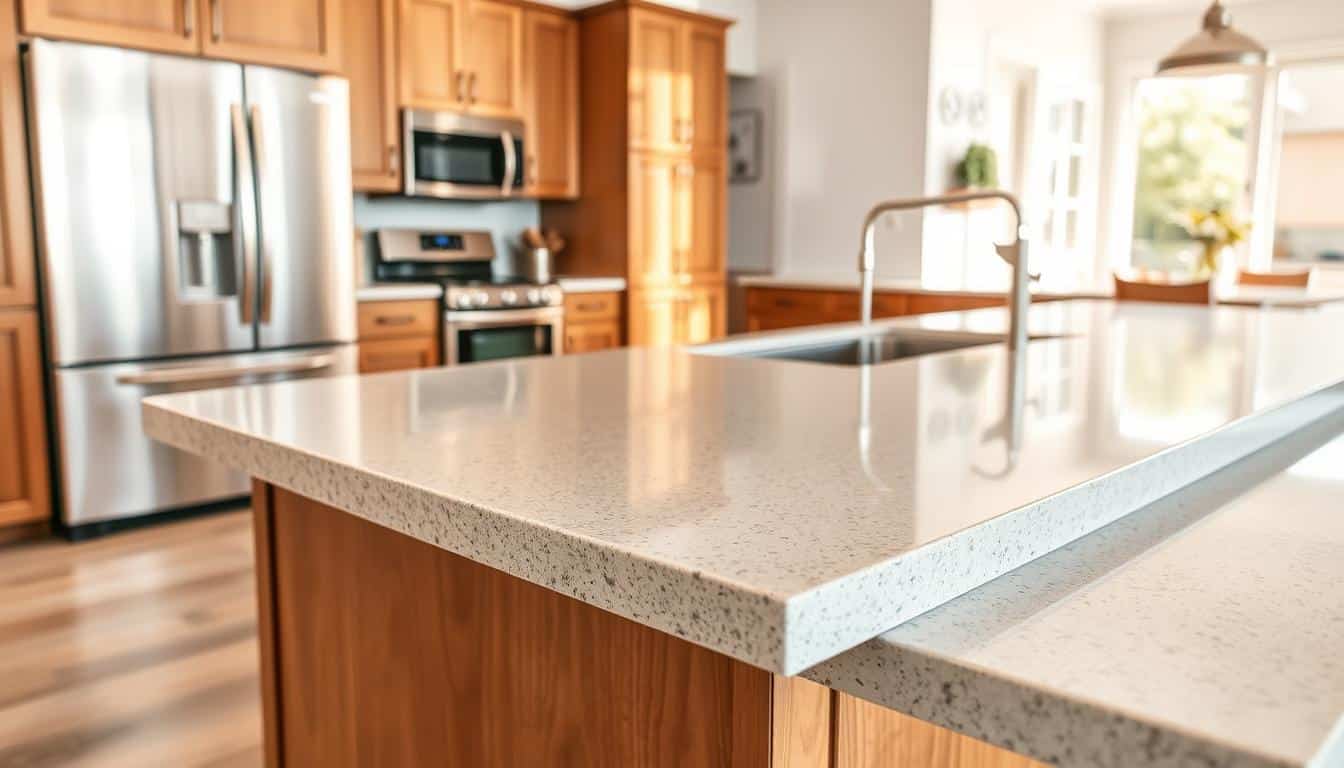 What is the best countertop material for high traffic areas?