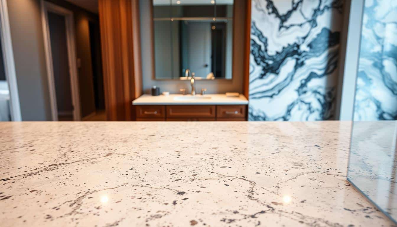 What is the best material for bathroom countertops?