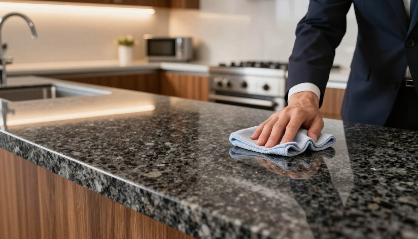how to clean granite countertops