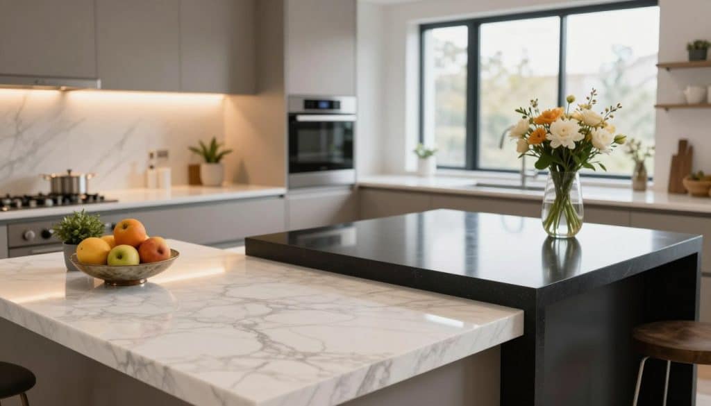 marble countertops vs quartz