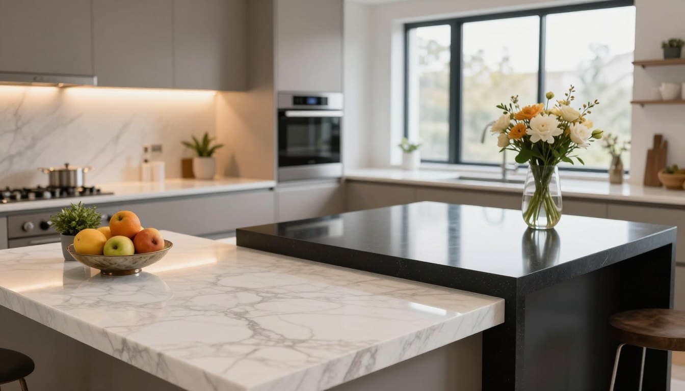 marble countertops vs quartz